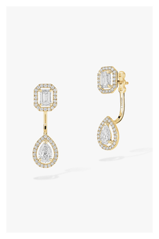 My Twin Toi &amp; Moi Earrings in Yellow Gold