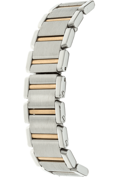 Tank Francaise Yellow Gold and Stainless Steel Quartz