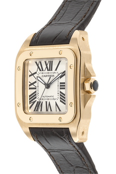 Santos 100 Yellow Gold Automatic