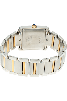 Tank Francaise Yellow Gold and Stainless Steel Quartz