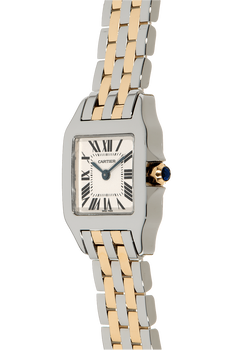Santos Demoiselle Yellow Gold and Stainless Steel Quartz