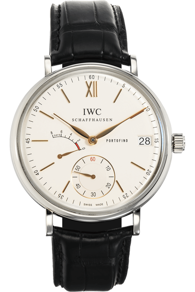 Portofino-Hand Wound Eight Days Stainless Steel Manual