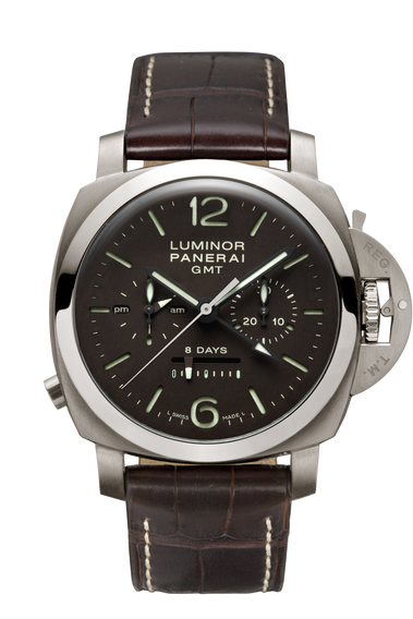 Luminor 1950 Chrono Monopulsante 8 Days GMT Titanio - 44mm