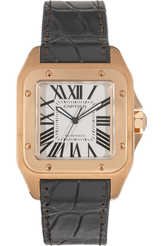 Santos 100 Rose Gold Automatic