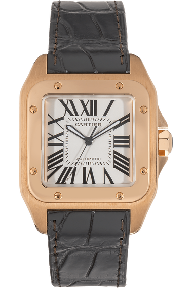 Santos 100 Rose Gold Automatic