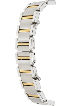 Tank Francaise Yellow Gold and Stainless Steel Quartz