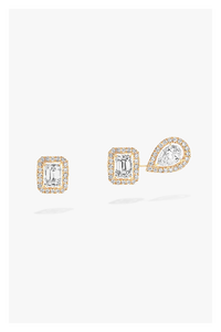 My Twin 1+2 Earrings in Yellow Gold