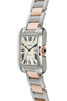 Tank Anglaise XL Rose Gold and Stainless Steel Automatic