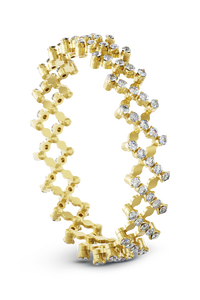 Serafino 5-row Ring Bracelet in Yellow Gold