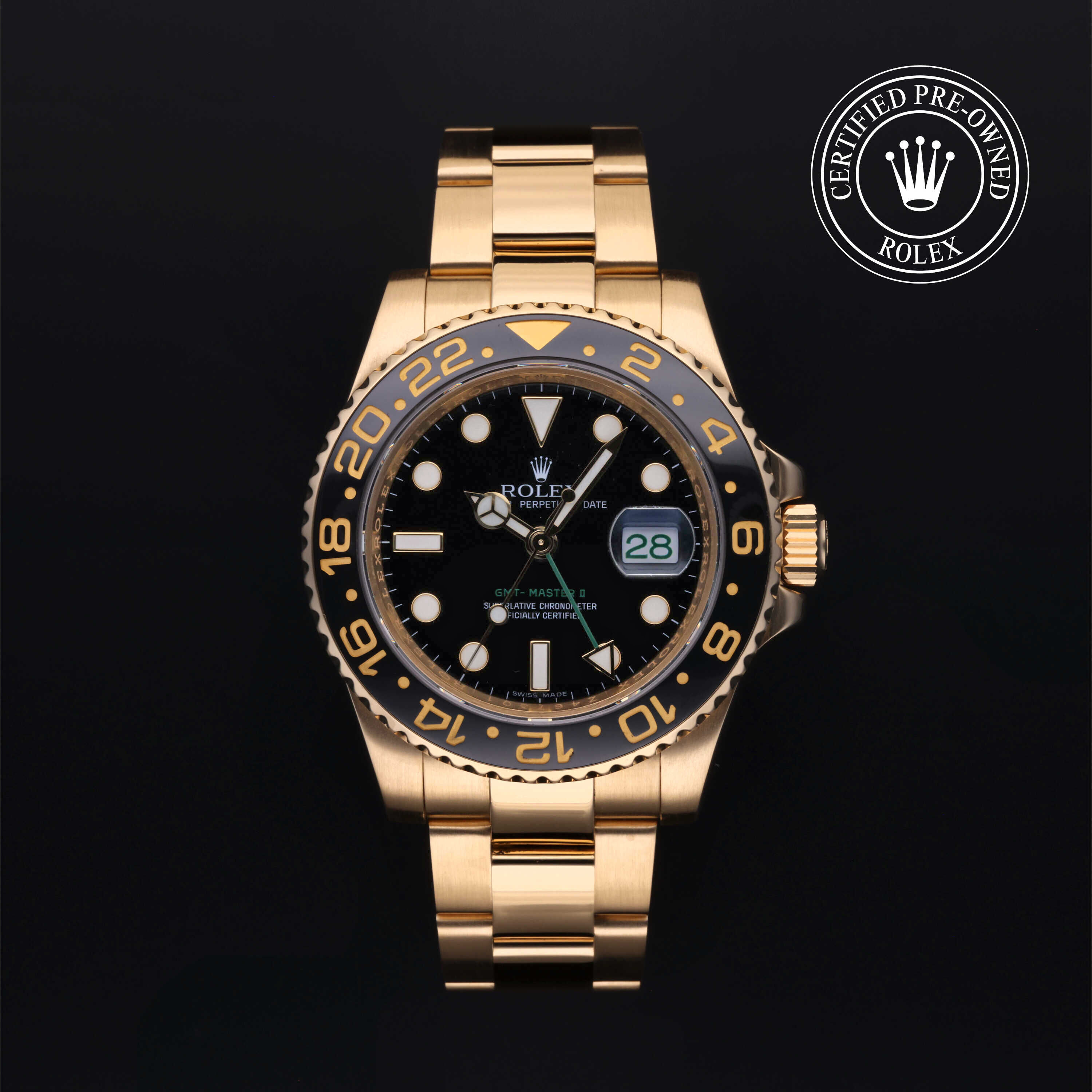 Rolex GMT Master II 116713 Two Tone Steel Gold 