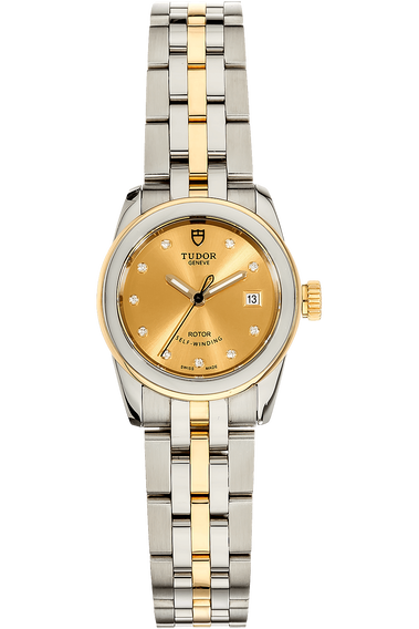 Glamour Date Yellow Gold and Stainless Steel Automatic