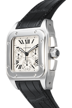 Santos 100 Chronograph Stainless Steel Automatic