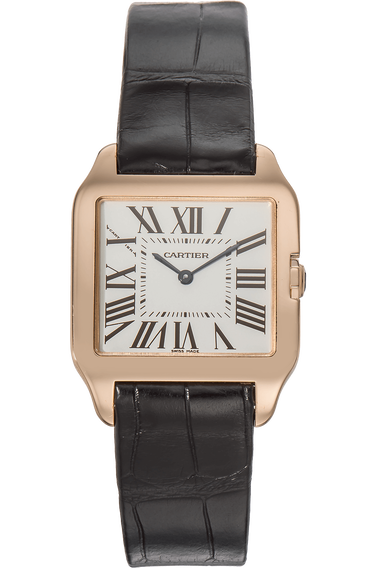 Pre Owned Cartier Santos Dumont Rose Gold Quartz