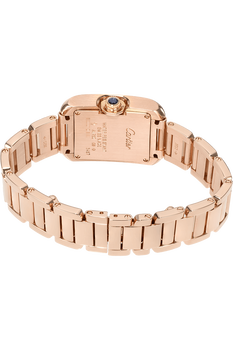 Tank Anglaise Rose Gold Quartz