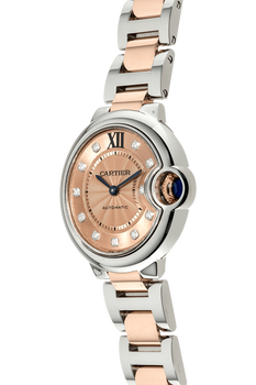 Ballon Bleu Rose Gold and Stainless Steel Automatic