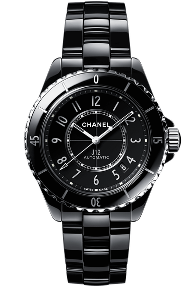 CHANEL J12 Automatic 38mm Diamond Bezel White Ceramic & White Dial