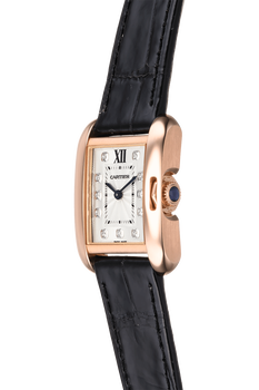 Tank Anglaise Rose Gold Quartz