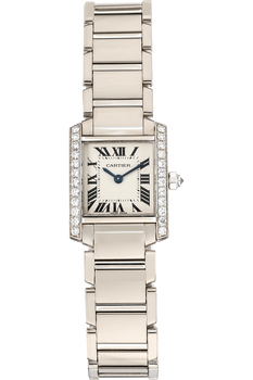 Tank Francaise White Gold Quartz