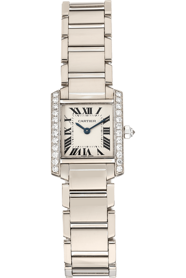 Tank Francaise White Gold Quartz