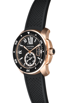 Calibre de Cartier Diver Rose Gold Automatic