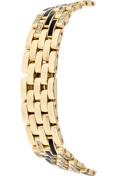 Panthere Art-Deco Yellow Gold Quartz