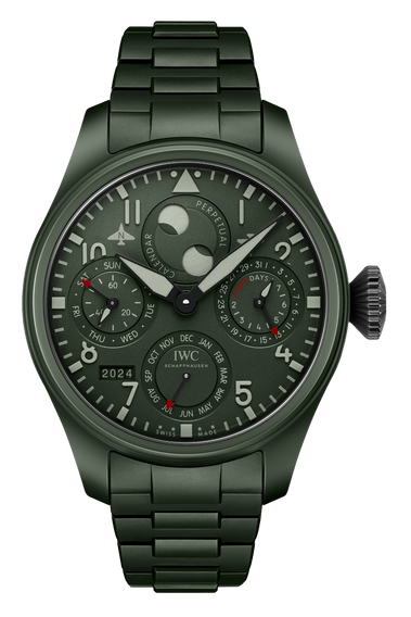 Big Pilot&#39;s Watch Perpetual Calendar TOP GUN Woodland