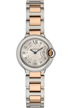 Ballon Bleu Rose Gold and Stainless Steel Quartz