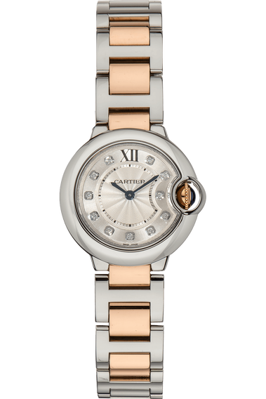 Ballon Bleu Rose Gold and Stainless Steel Quartz