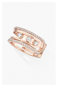 Move 10th Ring in Pink Gold Size 54