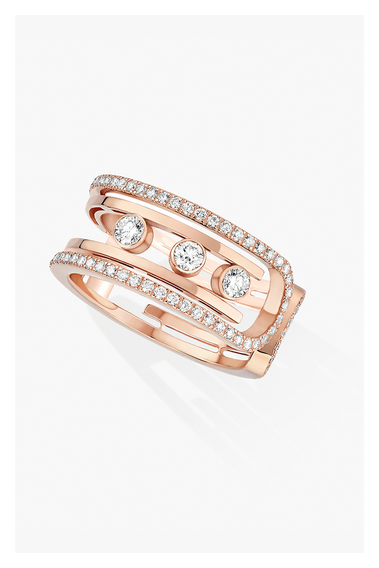 Move 10th Ring in Pink Gold Size 54