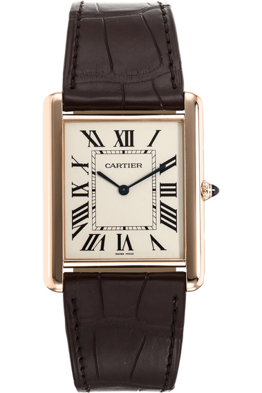 Tank Louis Cartier Rose Gold Manual