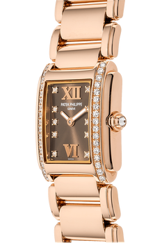 Twenty-4 Reference 4908 Rose Gold Quartz