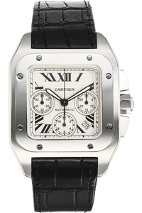 Santos 100 Chronograph Stainless Steel Automatic