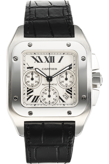 Santos 100 Chronograph Stainless Steel Automatic