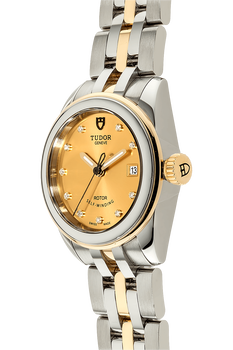 Glamour Date Yellow Gold and Stainless Steel Automatic