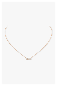 Move Uno Pendant in Pink Gold