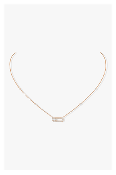 Move Uno Pendant in Pink Gold