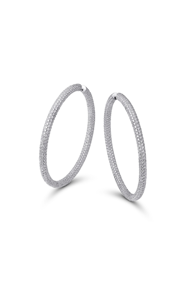 Classics Diamond Hoops