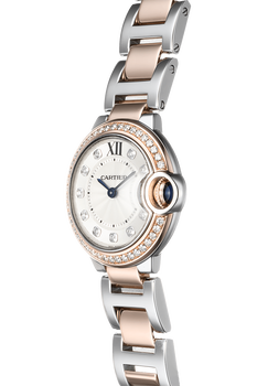 Ballon Bleu Rose Gold and Stainless Steel Quartz