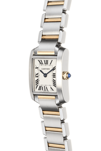 Tank Francaise Yellow Gold and Stainless Steel Quartz