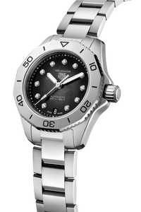 TAG Heuer Aquaracer Calibre 9 Automatic Ladies Black MOP Steel Watch