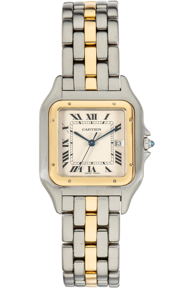 Panthere Yellow Gold and Stainless Steel Quartz
