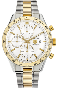 Carrera Chronograph Yellow Gold and Stainless Steel