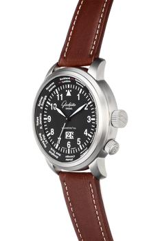 Senator Navigator Worldview Stainless Steel Automatic