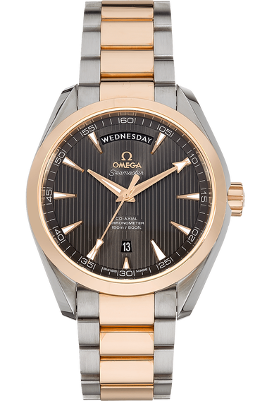 Seamaster Aqua Terra Co-Axial Day-Date Rose Gold and Stainless Steel Automatic
