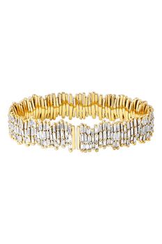 Classic Diamond Triple Row Bracelet