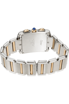 Tank Francaise Chronograph Yellow Gold and Stainless Steel Quartz