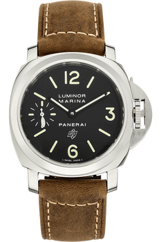 Pre Owned Panerai Luminor Marina Logo Stainless Steel Manual
