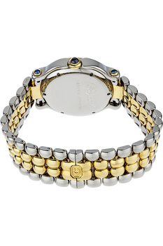 Happy Sport Yellow Gold and Stainless Steel Quartz