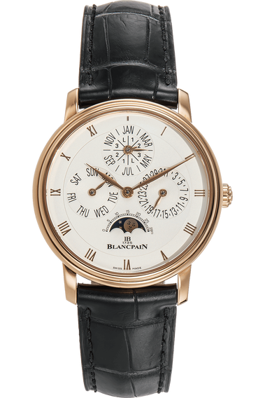 Villeret Quantieme Perpetuel Rose Gold Automatic